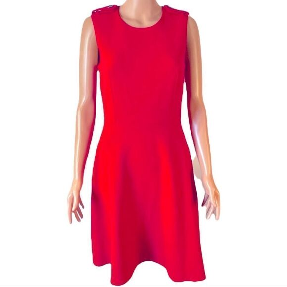 Tommy Hilfiger Dresses & Skirts - Tommy Hilfiger Red Fit&Flare Dress Sz 4